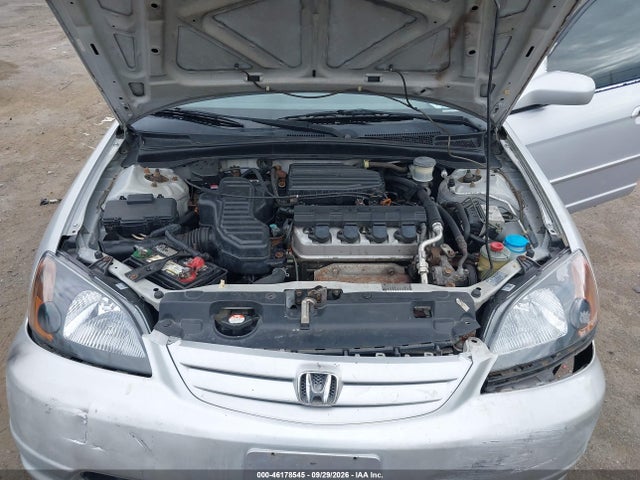 2001 Honda Civic Ex მანქანა იყიდება აუქციონზე, vin: 1HGES26721L042445, აუქციონის ნომერი: 46178545