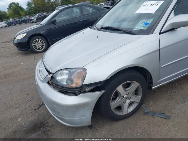 2001 Honda Civic Ex მანქანა იყიდება აუქციონზე, vin: 1HGES26721L042445, აუქციონის ნომერი: 46178545