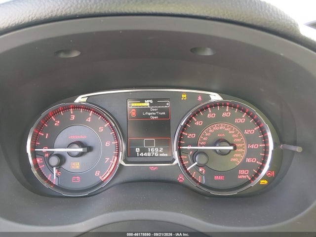 Продаж на аукціоні авто 2016 Subaru Wrx Premium, vin: JF1VA1E68G9831876, номер лоту: 46178590