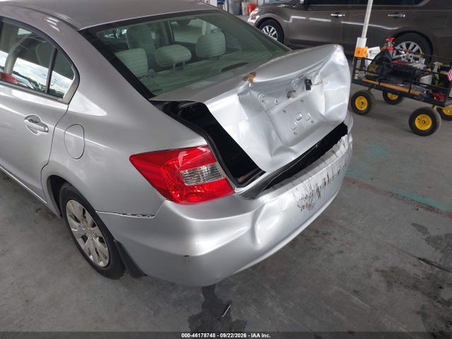 46178748 :رقم المزاد ، 19XFB2F51CE017047 vin ، 2012 Honda Civic Lx مزاد بيع