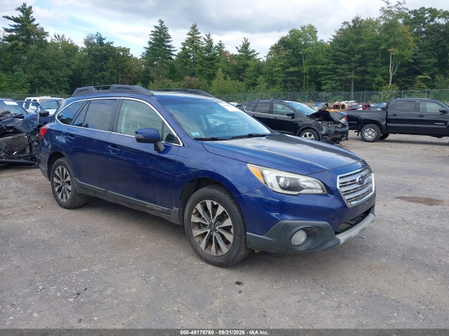2015 Subaru Outback 2.5i Limited მანქანა იყიდება აუქციონზე, vin: 4S4BSANC0F3246660, აუქციონის ნომერი: 46178760