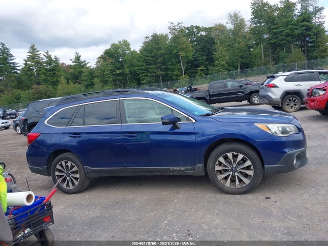 2015 Subaru Outback 2.5i Limited მანქანა იყიდება აუქციონზე, vin: 4S4BSANC0F3246660, აუქციონის ნომერი: 46178760