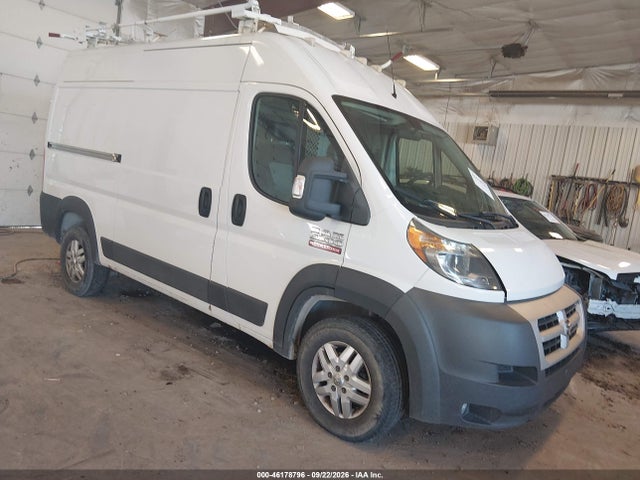 46178796 :رقم المزاد ، 3C6TRVCG6EE122182 vin ، 2014 Ram Promaster 2500 High Roof مزاد بيع
