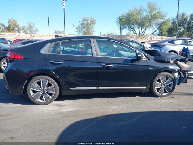 2018 Hyundai Ioniq Hybrid Limited მანქანა იყიდება აუქციონზე, vin: KMHC85LC3JU101368, აუქციონის ნომერი: 46178909