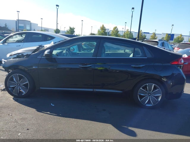 2018 Hyundai Ioniq Hybrid Limited მანქანა იყიდება აუქციონზე, vin: KMHC85LC3JU101368, აუქციონის ნომერი: 46178909