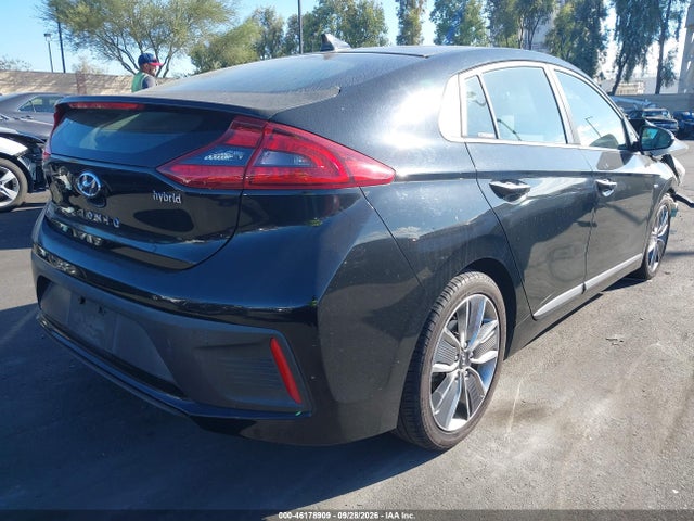 2018 Hyundai Ioniq Hybrid Limited მანქანა იყიდება აუქციონზე, vin: KMHC85LC3JU101368, აუქციონის ნომერი: 46178909