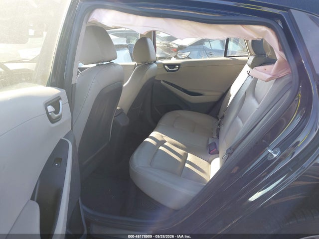 2018 Hyundai Ioniq Hybrid Limited მანქანა იყიდება აუქციონზე, vin: KMHC85LC3JU101368, აუქციონის ნომერი: 46178909