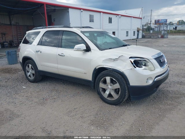 Продаж на аукціоні авто 2010 Gmc Acadia Slt-1, vin: 1GKLVMED1AJ120598, номер лоту: 46178986