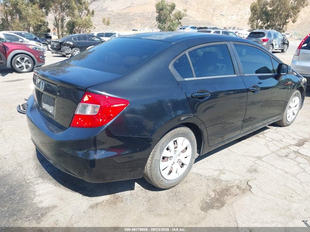 Aukcja sprzedaży 2012 Honda Civic Lx, vin: 2HGFB2F59CH311656, numer aukcji: 46179008