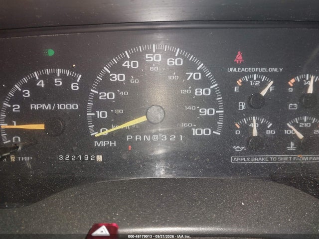 46179013 :رقم المزاد ، 1GNEK13R0VJ427090 vin ، 1997 Chevrolet Tahoe Ls مزاد بيع