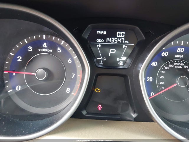 Aukcja sprzedaży 2013 Hyundai Elantra Gls, vin: 5NPDH4AE1DH208165, numer aukcji: 46179067