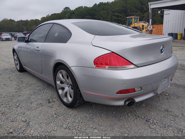46179106 :رقم المزاد ، WBAEH13527CR52421 vin ، 2007 Bmw 650i مزاد بيع
