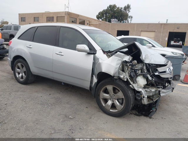 46179160 :رقم المزاد ، 2HNYD28827H514560 vin ، 2007 Acura Mdx Sport Package مزاد بيع