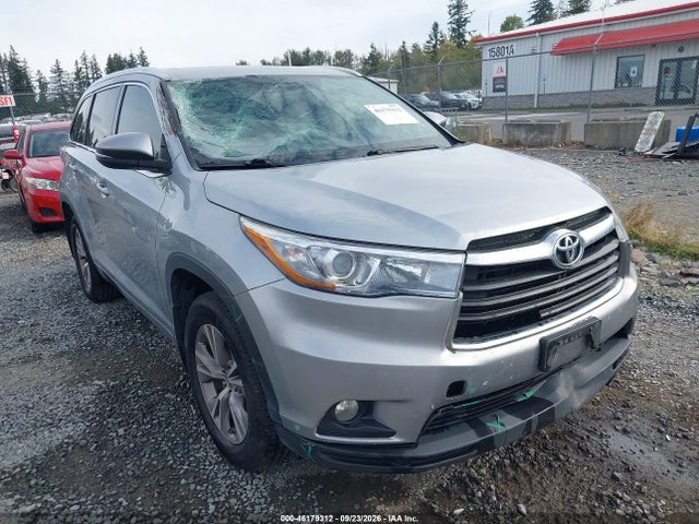 Aukcja sprzedaży 2015 Toyota Highlander Xle V6, vin: 5TDJKRFH2FS176053, numer aukcji: 46179312