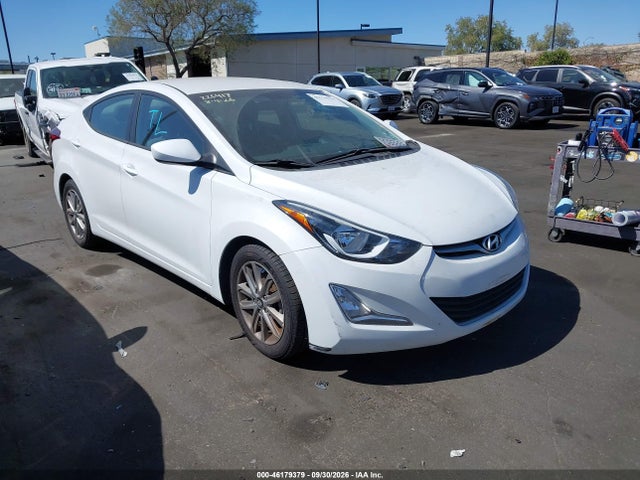 Auction sale of the 2015 Hyundai Elantra Se, vin: 5NPDH4AE7FH587160, lot number: 46179379