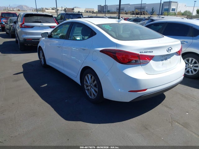 Продажа на аукционе авто 2015 Hyundai Elantra Se, vin: 5NPDH4AE7FH587160, номер лота: 46179379