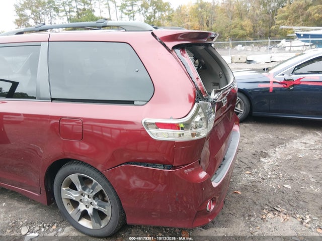 2013 Toyota Sienna Se 8 Passenger მანქანა იყიდება აუქციონზე, vin: 5TDXK3DC9DS357565, აუქციონის ნომერი: 46179381