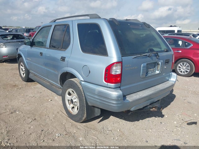 2003 Isuzu Rodeo S 3.2l V6 მანქანა იყიდება აუქციონზე, vin: 4S2CK58W234301819, აუქციონის ნომერი: 46179384