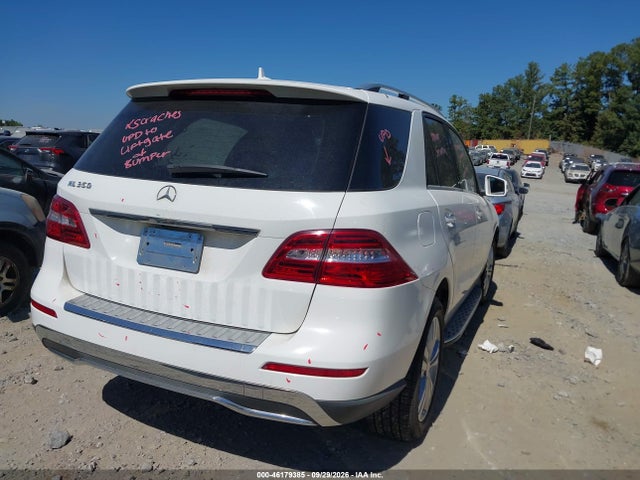 Продажа на аукционе авто 2015 Mercedes-benz Ml 350, vin: 4JGDA5JB0FA562636, номер лота: 46179385