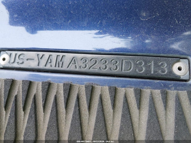 46179401 :رقم المزاد ، YAMA3233D313 vin ، 2013 Yamaha Fx Cruiser مزاد بيع