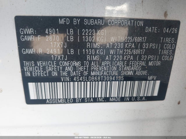 Subaru Forester Premium 2026 4S4SLDB68T3094135 Image 9