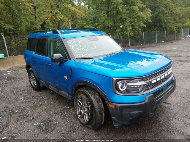 2025 Ford Bronco Sport Big Bend მანქანა იყიდება აუქციონზე, vin: 3FMCR9BN8SRE31314, აუქციონის ნომერი: 46179673