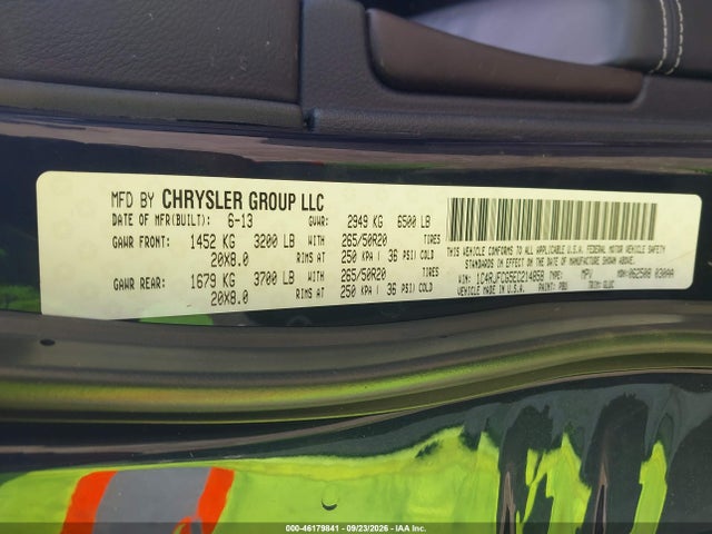 Aukcja sprzedaży 2014 Jeep Grand Cherokee Overland, vin: 1C4RJFCG5EC214858, numer aukcji: 46179841