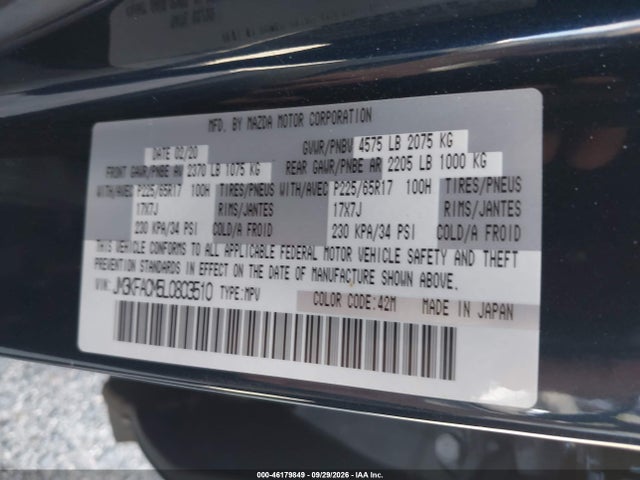 Mazda Cx-5 Touring 2020 JM3KFACM5L0803510 Image 9