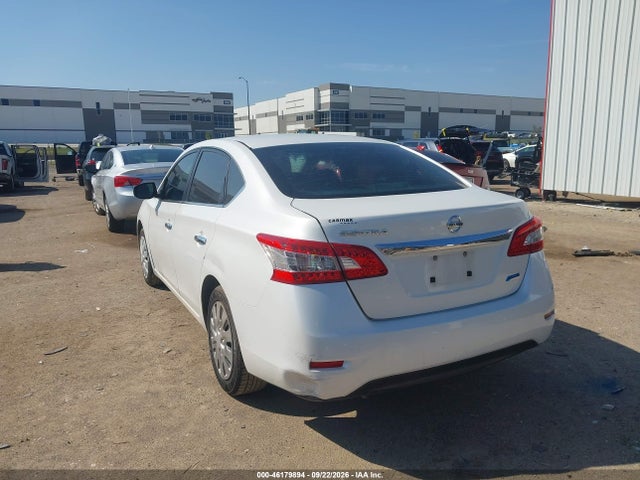 46179894 :رقم المزاد ، 3N1AB7AP7EL617492 vin ، 2014 Nissan Sentra S مزاد بيع