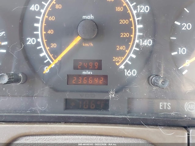 46180102 :رقم المزاد ، WDBGA33E2SA216447 vin ، 1995 Mercedes-benz S 320 مزاد بيع