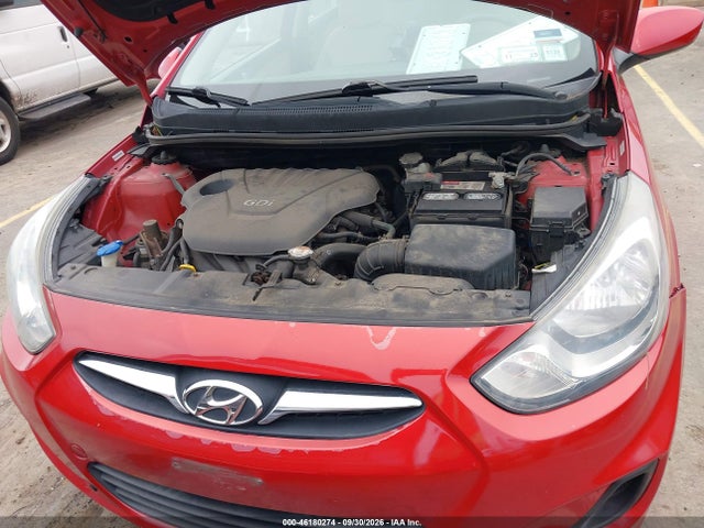 46180274 :رقم المزاد ، KMHCT4AEXCU172521 vin ، 2012 Hyundai Accent Gls مزاد بيع