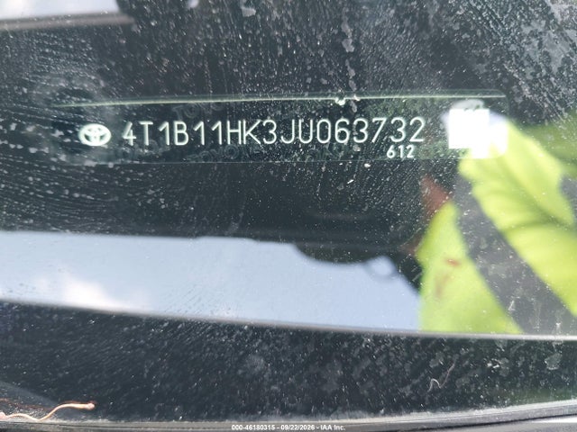 2018 Toyota Camry Se მანქანა იყიდება აუქციონზე, vin: 4T1B11HK3JU063732, აუქციონის ნომერი: 46180315