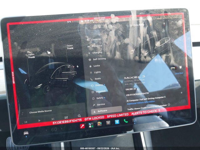 Продаж на аукціоні авто 2018 Tesla Model 3 Long Range/performance, vin: 5YJ3E1EB9JF104715, номер лоту: 46180357