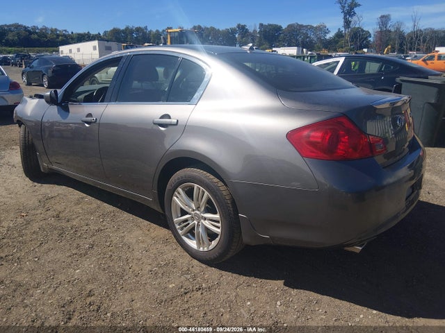 2011 Infiniti G25x მანქანა იყიდება აუქციონზე, vin: JN1DV6ARXBM650908, აუქციონის ნომერი: 46180459