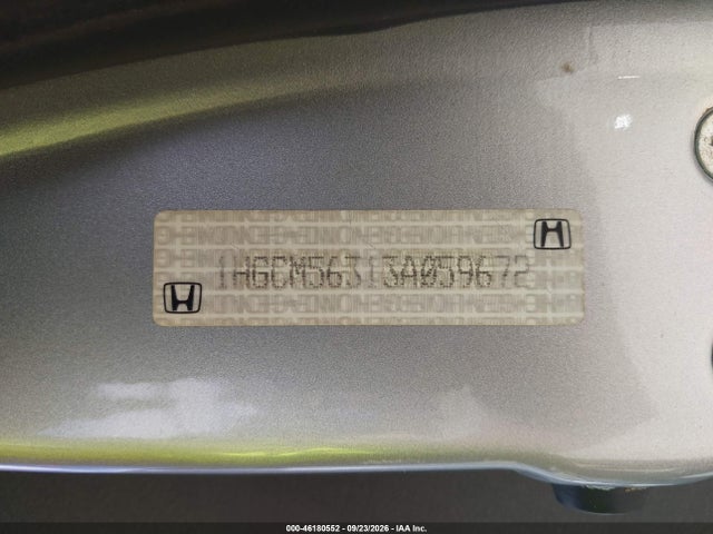 Продаж на аукціоні авто 2003 Honda Accord 2.4 Lx, vin: 1HGCM56313A059672, номер лоту: 46180552