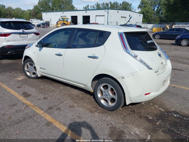 2011 Nissan Leaf Sl მანქანა იყიდება აუქციონზე, vin: JN1AZ0CP4BT008772, აუქციონის ნომერი: 46180578