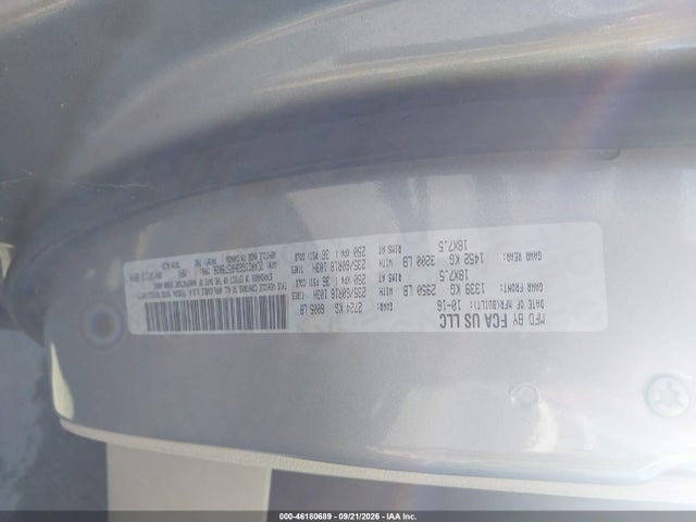 2017 Chrysler Pacifica Limited მანქანა იყიდება აუქციონზე, vin: 2C4RC1GG9HR579028, აუქციონის ნომერი: 46180689