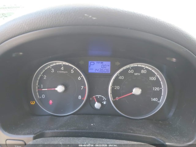 2010 Hyundai Accent Gls მანქანა იყიდება აუქციონზე, vin: KMHCN4AC3AU484394, აუქციონის ნომერი: 46180708