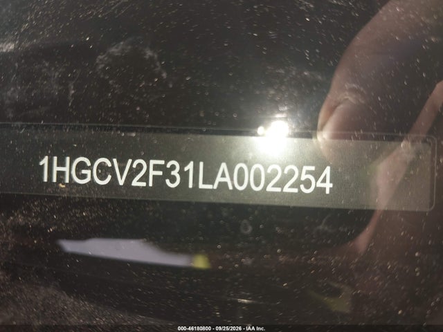Продаж на аукціоні авто 2020 Honda Accord Sport 2.0t, vin: 1HGCV2F31LA002254, номер лоту: 46180800