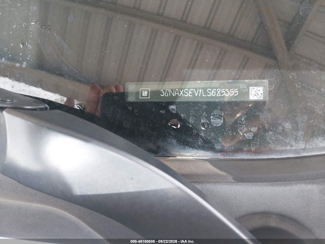 46180806 :رقم المزاد ، 3GNAXSEV1LS685355 vin ، 2020 Chevrolet Equinox Awd Ls مزاد بيع