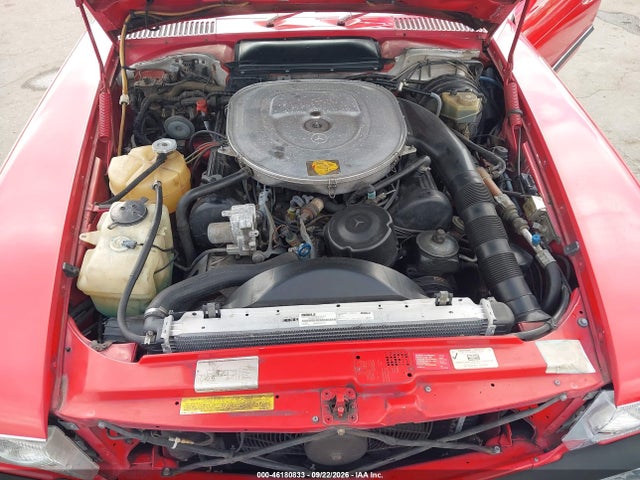 46180833 :رقم المزاد ، WDBBA48D5KA095848 vin ، 1989 Mercedes-benz 560 Sl مزاد بيع