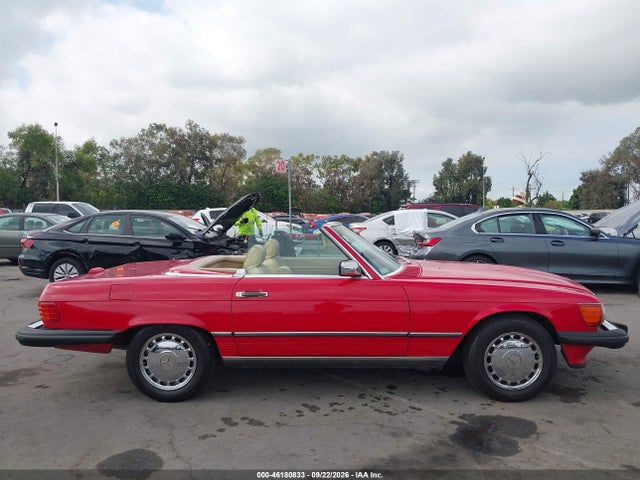 46180833 :رقم المزاد ، WDBBA48D5KA095848 vin ، 1989 Mercedes-benz 560 Sl مزاد بيع