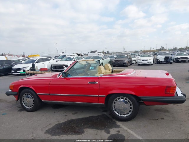 46180833 :رقم المزاد ، WDBBA48D5KA095848 vin ، 1989 Mercedes-benz 560 Sl مزاد بيع