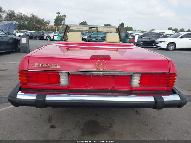 46180833 :رقم المزاد ، WDBBA48D5KA095848 vin ، 1989 Mercedes-benz 560 Sl مزاد بيع