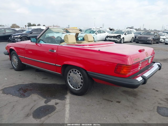 46180833 :رقم المزاد ، WDBBA48D5KA095848 vin ، 1989 Mercedes-benz 560 Sl مزاد بيع