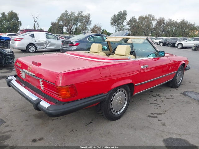 46180833 :رقم المزاد ، WDBBA48D5KA095848 vin ، 1989 Mercedes-benz 560 Sl مزاد بيع