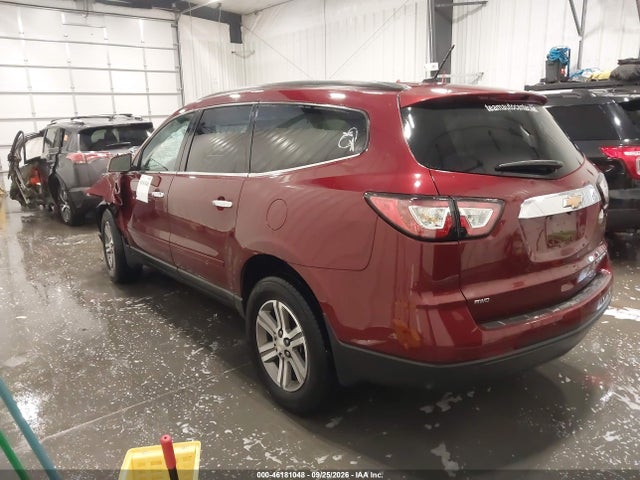 46181048 :رقم المزاد ، 1GNKVHKD0FJ376457 vin ، 2015 Chevrolet Traverse 2lt مزاد بيع