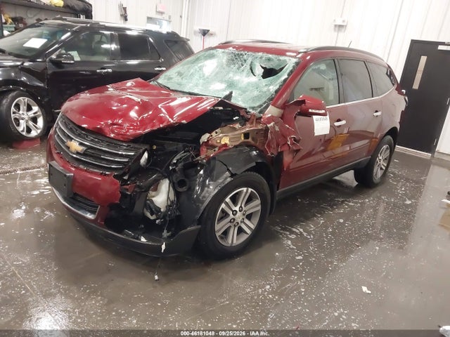 46181048 :رقم المزاد ، 1GNKVHKD0FJ376457 vin ، 2015 Chevrolet Traverse 2lt مزاد بيع
