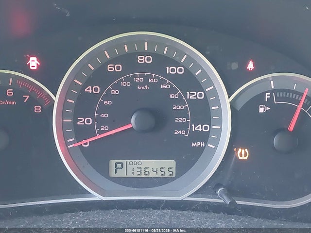 46181116 :رقم المزاد ، JF1GH61619H814885 vin ، 2009 Subaru Impreza 2.5i مزاد بيع