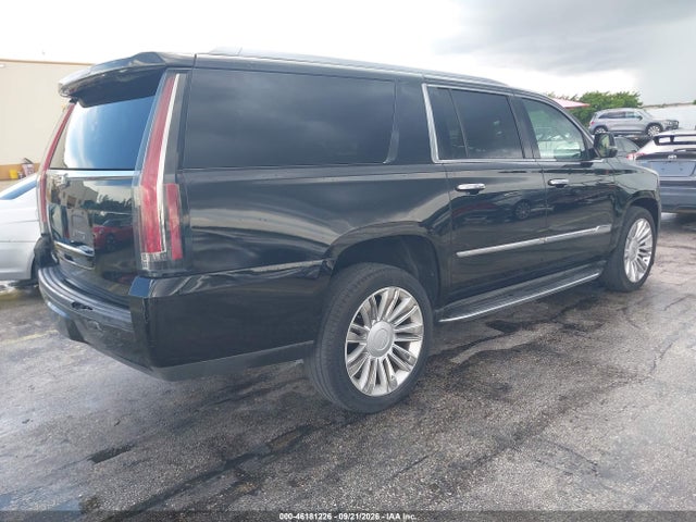 46181226 :رقم المزاد ، 1GYS3SKJ8FR544049 vin ، 2015 Cadillac Escalade Esv Luxury مزاد بيع